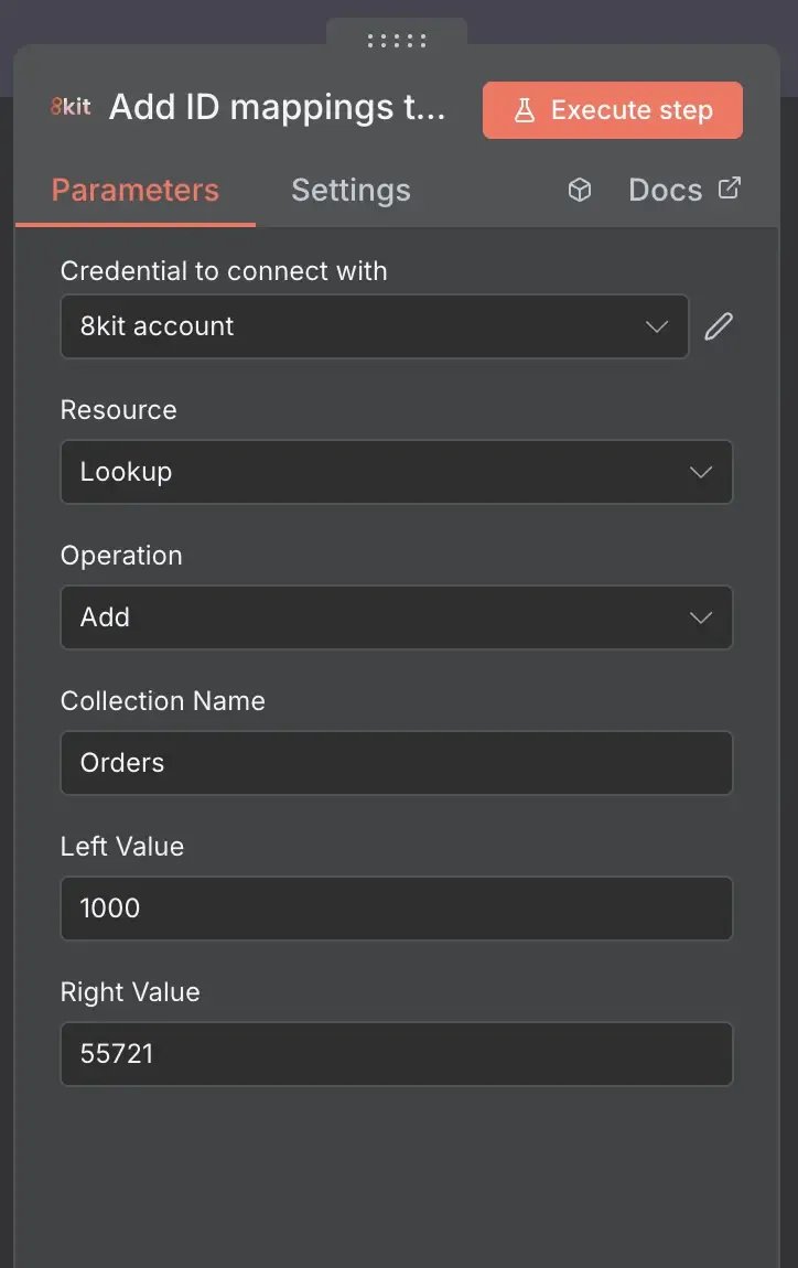 Add ID Mapping in 8kit Node