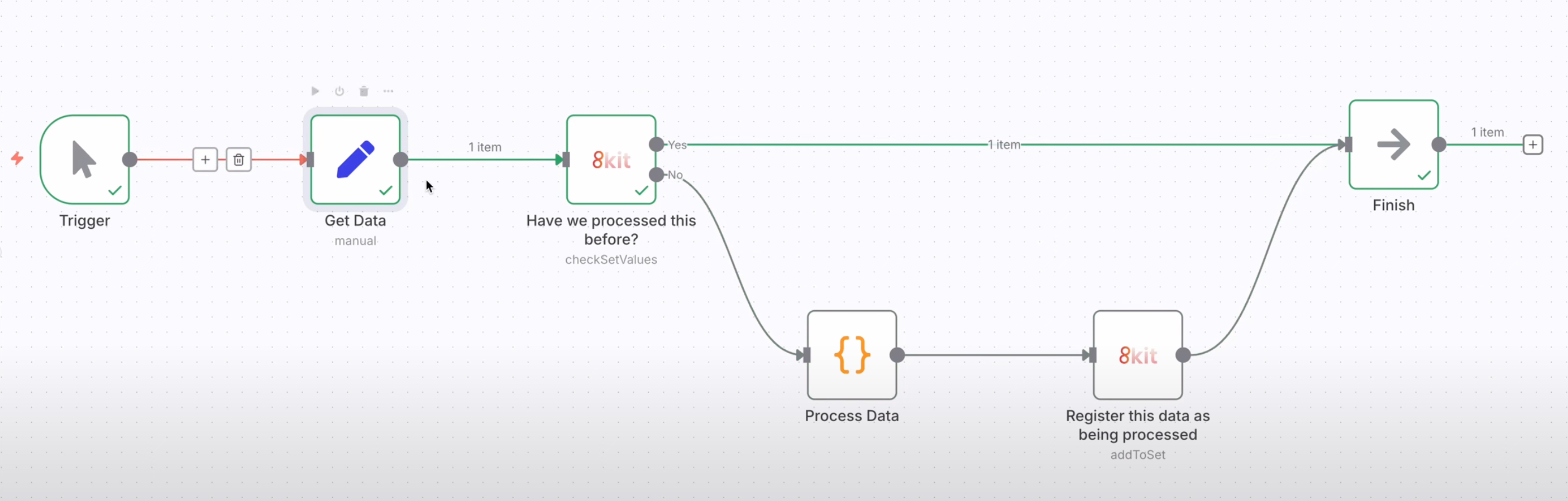 Do-once Pattern n8n Workflow